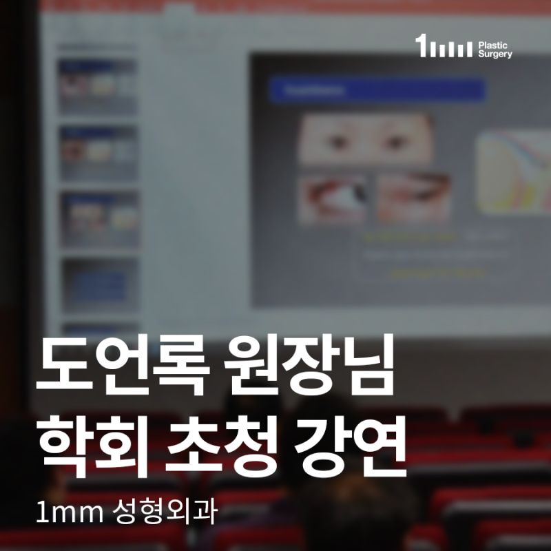 1mm Plastic Surgery's Dr. Do Eon-rok Invited to Lecture at The Korean Society of Plastic and Reconstructive Surgeons